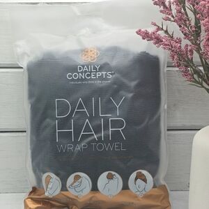 Daily Concepts Gray Hair Wrap Towel